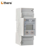 THERA TEM025-D Series, KWH Meter LCD.DIN-Rail 1-Phase RS485/Modbus-RTU