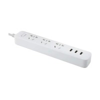 Stop Kontak Xiaomi Mi Smart Power Strip Colokan Adapter 3 USB Port