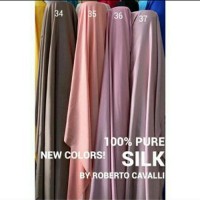Terbaru - Kain Satin Roberto Cavalli bahan gamis furing Sale