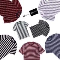 Harga kaos stripe lengan pendek salur belang belang strip garis | Pembandingharga.com