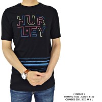 BAJU KAOS COWOK PRIA SURFING DISTRO HURLEY 155 sesuai di foto M