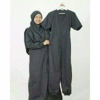 WATER DRESS BLACK HIJAB ALILA / ALILA GOODS / BAJU RENANG SYAR'I