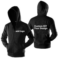 Jaket Pria Import Custom Hoodie Zipper dengan Harga Murah Kaus Wanita