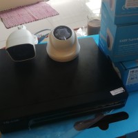 paket 4ch 2 cctv hilook jalan raya bogor