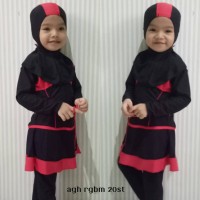 Baju Renang Anak Bayi Cewek Perempuan Muslim (1-3 tahun)