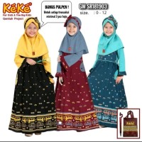 Qonitah Project GM SR 181903 Size 0 Gamis Anak Original Keke Busana