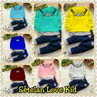 Setelan 2IN1 Love Kid