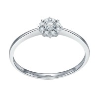 Cincin Berlian Emas Putih