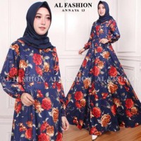AB Agen Baju Official Shop - maxi ANAYA katun jepang asli gamis busana
