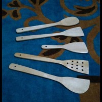 HOT SALE Sutil/Sendok/Spatula/Sodet Kayu Mahoni set isi 5 pcs terjamin