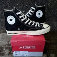 Sepatu Converse All Star 70s HI Black White Premium Original BNIB