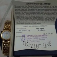 Jam Tangan Raymond Weil jam tangan wanita emas asli