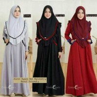 Airin Syari IC - gamis sehari hari - gamis set hijab - gamis syari