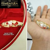 GELANG TANGAN / KAKI ANAK BAYI BALITA PERAK SILVER 925 LAPIS EMAS BJ