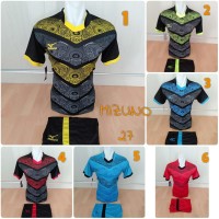 Setelan Jersey Baju Badminton Kaos Tim Voli MZ 27