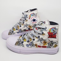 Sepatu Anak Converse Karakter Tom and Jerry model tinggi boot