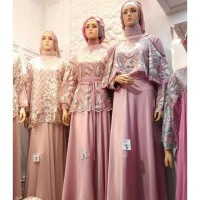 Gamis pesta muslimah original FHA