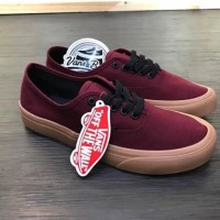 Sepatu Vans Authentic warna Merah Maroon