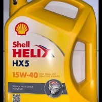 New Product Oli Shell Helix Hx5 Sae 15W 40 Galon 4 Liter 09415