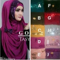 PROMO SALE hijab instan jilbab hoodie tasya gotik