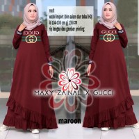 Maxy Zainal Wafel Import/Gamis Gucci/Maxi Gucci/Dress Gucci/Gamis