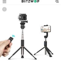 Diskon BlitzWolf BW-BS5 Bluetooth Selfie Stick Tongsis Tripod