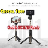 Blitzwolf Bw-Bs3 Sport Tongsis Selfie Stick With Bluetooth Tripod