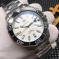 Jam Tangan Pria Tag Heuer Aquaracer Silver White Automatic Original