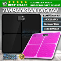Timbangan Badan Kaca Digital Elektronik 180KG max