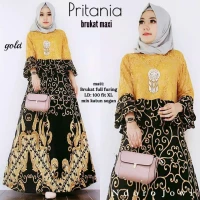 Maxi Brokat Batik Adami 01