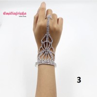 GELANG CINCIN ALA INDIA AKSESORIS PERMATA WEDDING KOREA MURAH WANITA