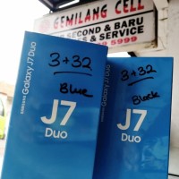 SAMSUNG Galaxi J7 DUO Ram 3 Rom 32gb Dual Kamera Back Garansi Resmi