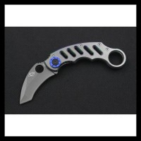 New Karambit Pisau Lipat Tactical Militer Stainless Steel Bermutu