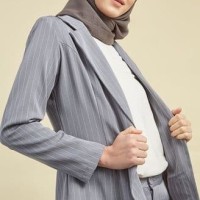 HIJABENKA Mausumi Jules Outer Grey