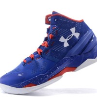 Sepatu Basket Under Armour Warna Hitam Biru - Sepatu Basket Murah