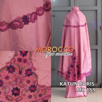 TURUN HARGA!!! MUKENA BORDIR KATUN JEPANG PREMIUM PUTIH TULANG