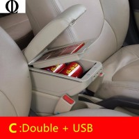 For 2005-2018 S uzuki Swift Car Armrest Center Console Accessories Arm Rest Black
