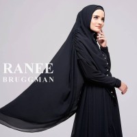 gamis syari syahla ranee hitam