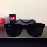 kacamata hitam rayban wayfarer lensa 100% original polaarized black!!
