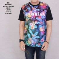 Kaos YOGS Pria Lengan Pendek Hitam Putih Baju Kaos Distro Katun