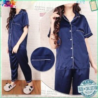 RECOMMENDED! BAJU TIDUR WANITA Satin CP Mocca / ELEGAN - LIMITED STOCK