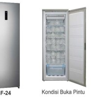 GEA UPRIGHT FREEZER GF24 LEMARI ES PEMBEKU -NO FROST - GARANSI MZNS