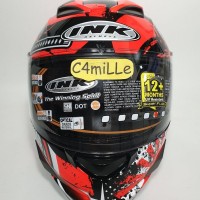 HELM INK STEALTH SAMURAI DOUBLE VISOR FULL FACE