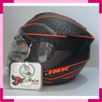 Helm INK DYNAMIC #2 GUN METAL DOFF ORANGE FLUO