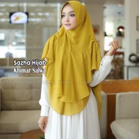 JILBAB INSTAN ORGANZA SYAR'I TERBARU KHIMAR SERUT PET SALWA 2 ORI