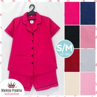 Piyama Dewasa Celana Pendek /Baju Tidur Murah Wanita PDW149