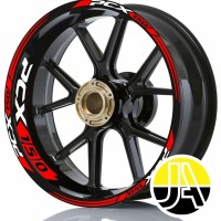 Stiker list velg motor wheel sticker honda pcx 150 v1 ring 14