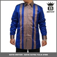 BATIK BRITIZH SUTRA / BATIK ONLINE PRIA MODEL TERBARU