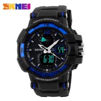 JAm Tangan Pria Original SKMEI Sport Led Model G-Shock Fossil Anti Air