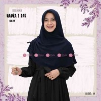 ZIZARA HAURA 1 PAD HAURA PAD KHIMAR JILBAB KERUDUNG BUSANA MUSLIM